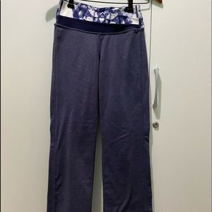 lulu lemon astro navy blue pants